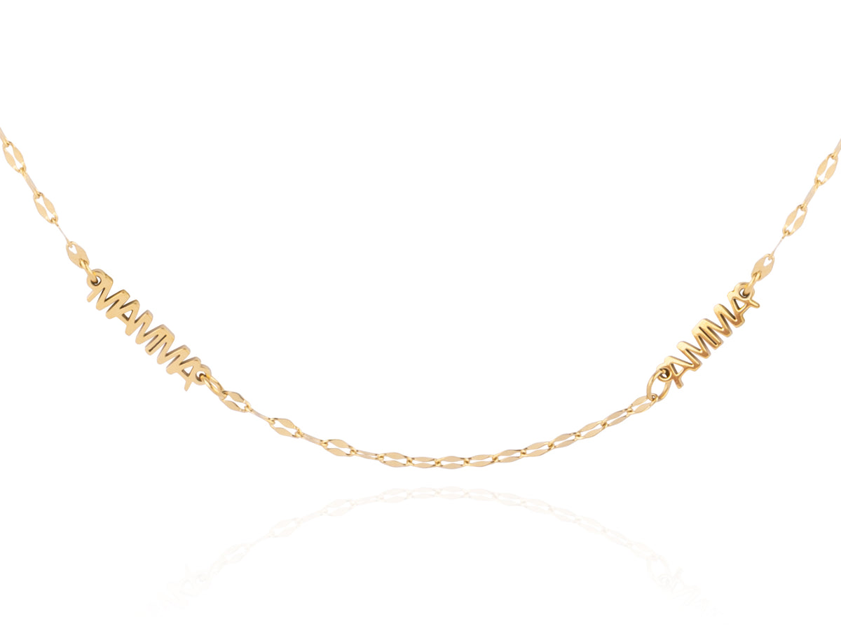 Mamma/amma hálsmen á Timo keðju